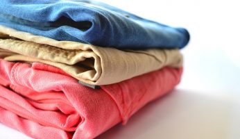 washed and folded clothes