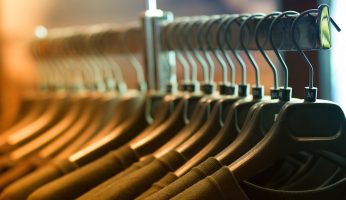 clothing store rack