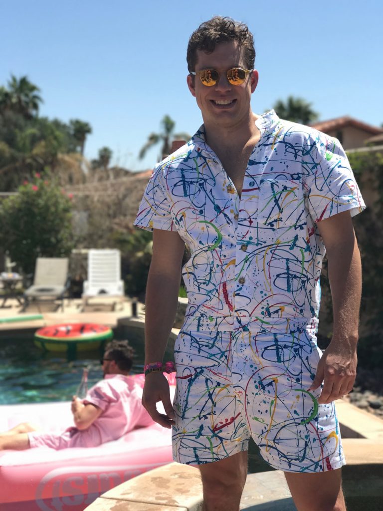 RompHim by the pool