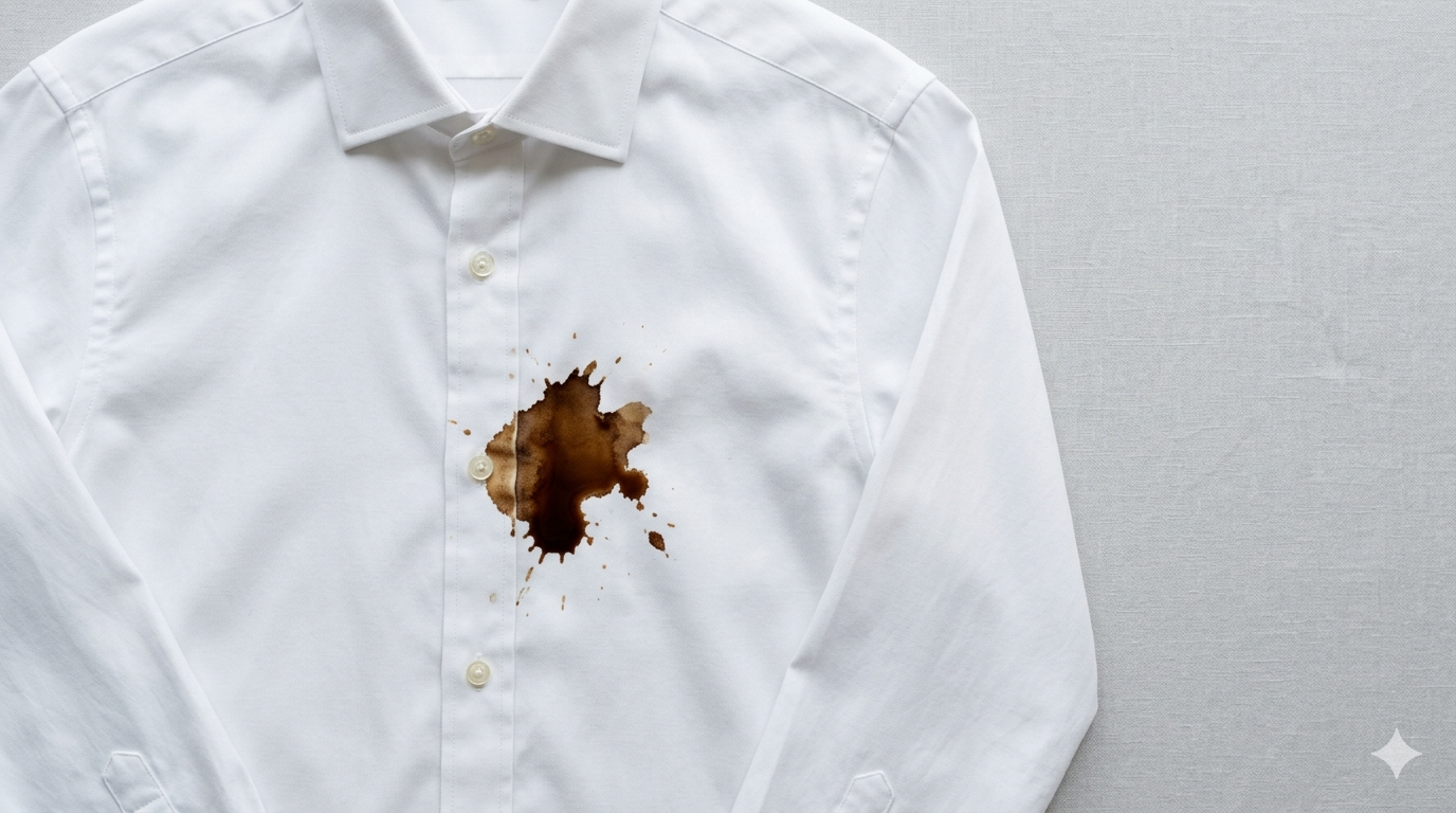 How to Remove Coffee Stains from a White Shirt (Fast & Easy)